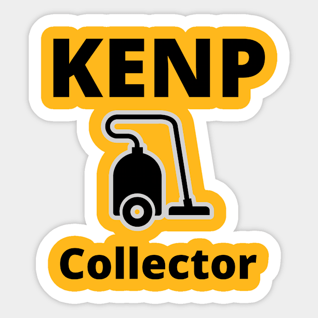 KENP Collector t-shirt Sticker by bookspry